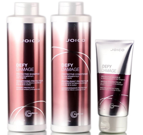 Joico Defy Damage Protective Shampoo & Conditioner & Masque - Refill Set