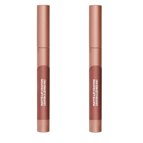 Pack Of 2 L'oreal Paris Infallible Matte Lip Crayon, Lavender Honey # 513
