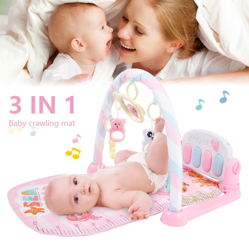 Willstar Baby Gyms Activity Play Mat Musical Carpet Kick Play Piano Gym Centres Infant Toddlers Toy Gift