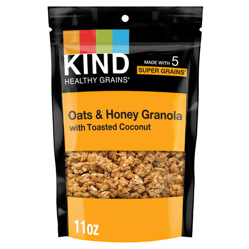 Kind Healthy Grains Clusters, Oats & Honey With Cocunut, 11 Oz, 1 Bag
