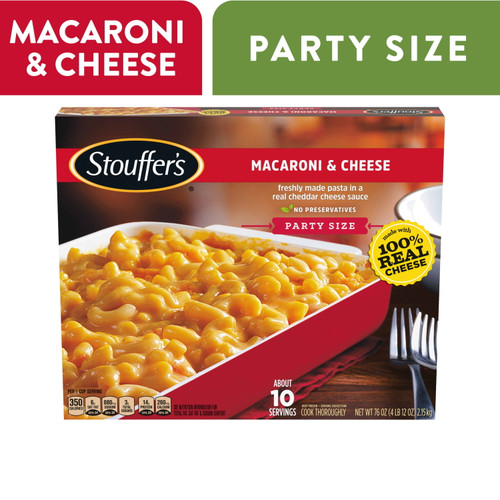 Stouffer's Macaroni And Cheese Party Size Meal, 76 Oz (frozen)
