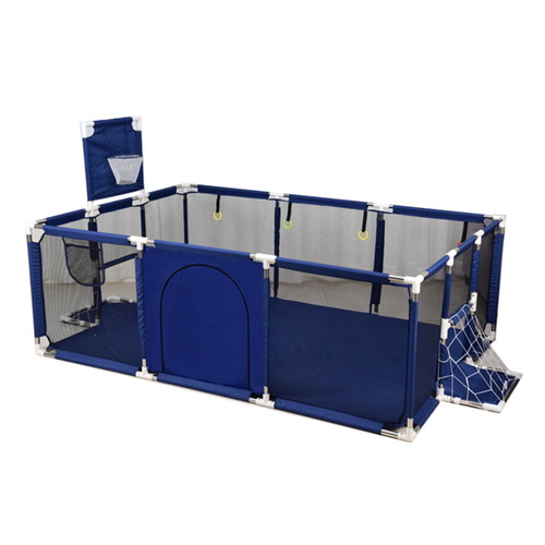 12 Panels Baby Playpen Play Mat Interactive Safety Gate Slide Fence Game Gift Us