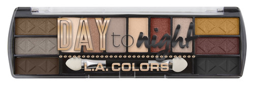 L.a. Colors Day To Night 12 Color Eyeshadow, Sundown, 0.28 Fl Oz