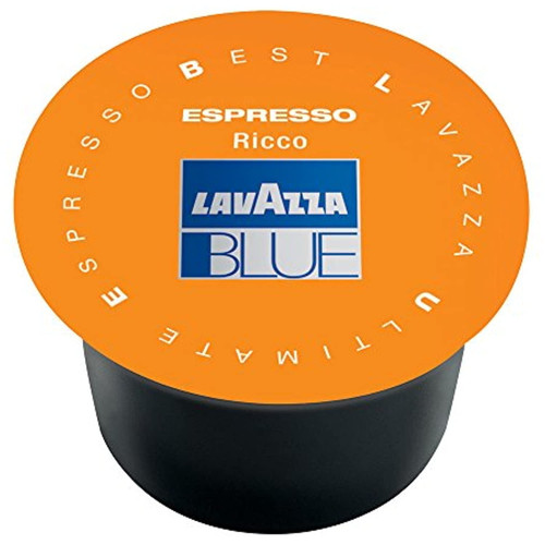 Lavazza Blue Capsules, Espresso Ricco Coffee Blend, Dark Roast, 28.2-ounce Boxes (pack Of 100)