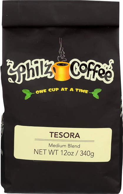 Philz Coffee, Tesora, Medium Blend, Whole Beans 12 Ounce