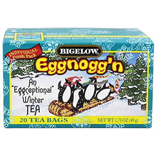 Bigelow Tea, Tea, Egg Nog, Box 20 Bags