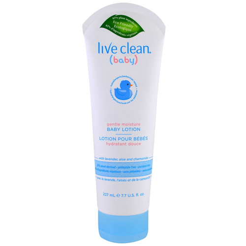 Live Clean Gentle Moisture Baby Lotion With Lavender, Aloe & Chamomile 7.7 Oz Pack Of 4