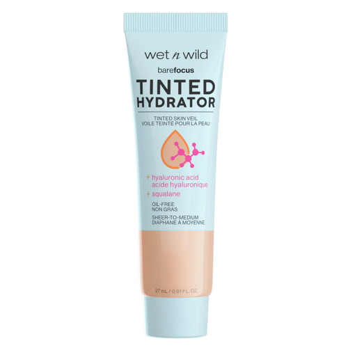 Wet N Wild Bare Focus Tinted Hydrator, Tinted Moisturizer, Dewy, Light, 0.91 Fl Oz