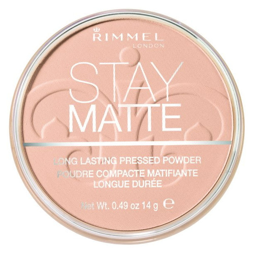 Rimmel London Stay Matte Pressed Powder, Buff Beige, 0.49 Oz