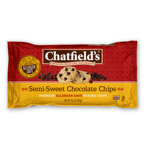 Chatfield's Premium Allergen Safe Vegan Semi-sweet Chocolate Chips, 10 Oz [pack Of 12]