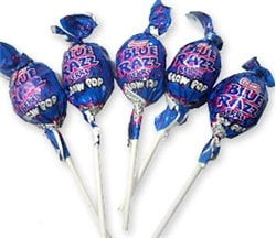 Charms Blue Razzberry Blow Pops Lollipops Quantity: 48