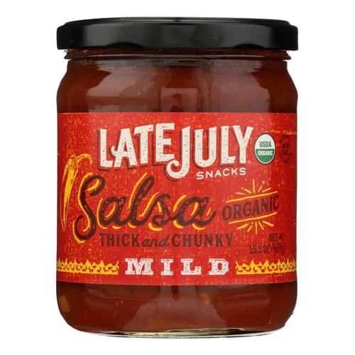 (12 Pack) Late July Organic Mild Salsa, 15.5 Oz (refrigerated)