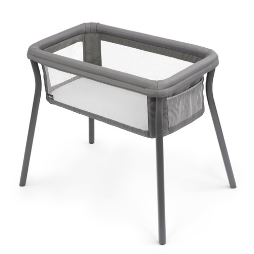 Chicco Lullago Anywhere Portable Bedside Bassinet - Sandstone (grey)