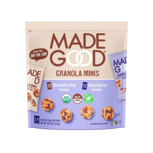 Made Good Organic Granola Minis Variety Pack, 0.85 Ounce (24 Count)