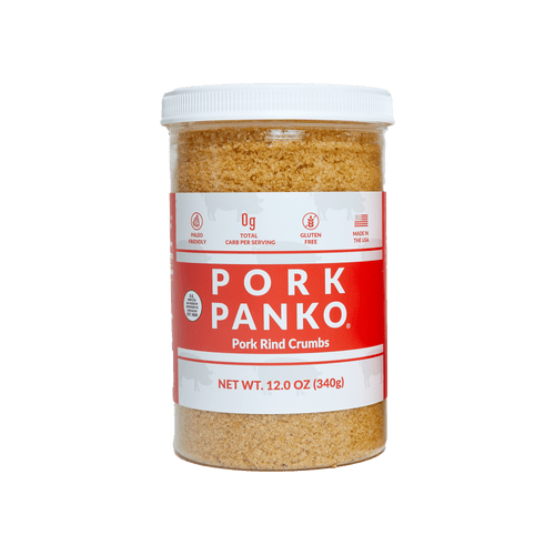 Pork Panko (12oz Jar) - 0 Carb Pork Rind Crumbs - Keto And Paleo Friendly, Naturally Gluten-free And Carb-free