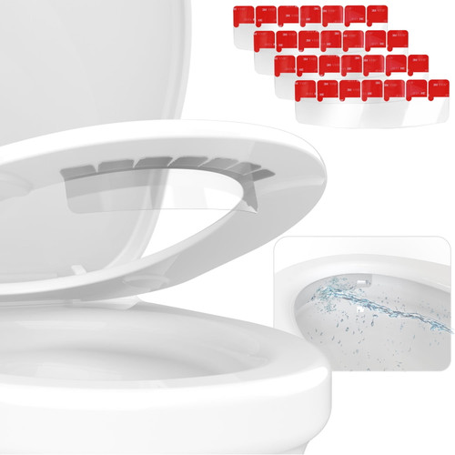 Naisi 4 Pcs Pee Guard For Toilet Seat, Potty Training Pee Splash Guard For Kids, Toilet Splash Guard Prevents Kids And Adult From Peeing Splash - Upgrad Super Stickiness