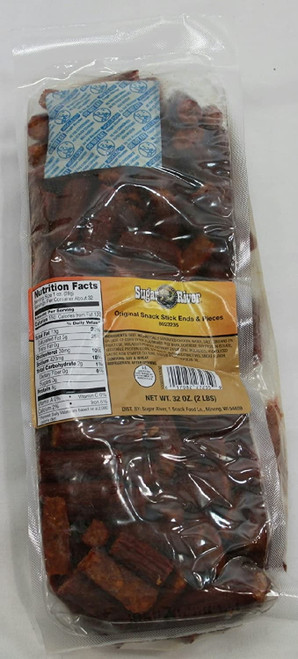 Sugar River Original Snack Stick Ends & Pieces, Beef Flavored, 2 Lb