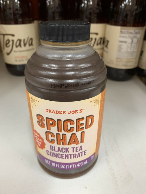 Trader Joe's Spiced Chai Black Tea Concentrated Tea, Product Net Content 1