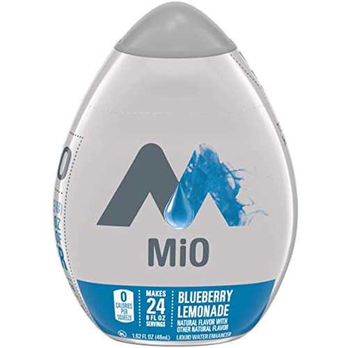 Mio Blueberry Lemonade Liquid Water Enhancer Drink Mix (1.62 Fl Oz Bottle) (10043000005498) - Pack Of 6