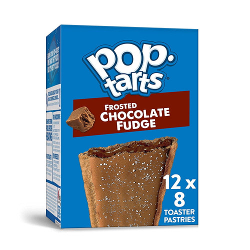 Pop-tarts, Breakfast Toaster Pastries, Frosted Chocolate Fudge, 10.159lb Case (48 Count)