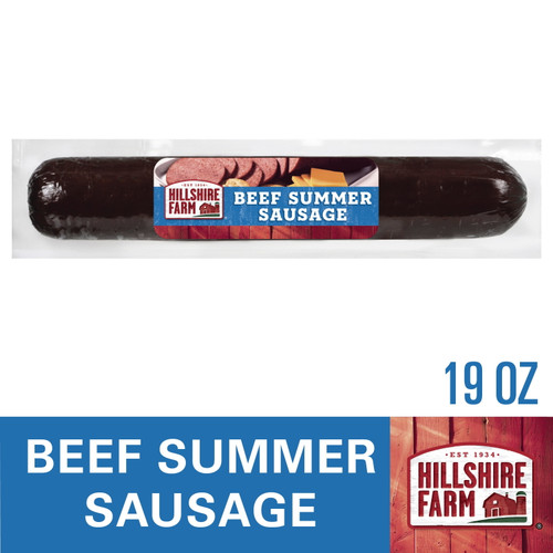 Hillshire Farm Hardwood Smoked Beef Summer Sausage, 19 Oz