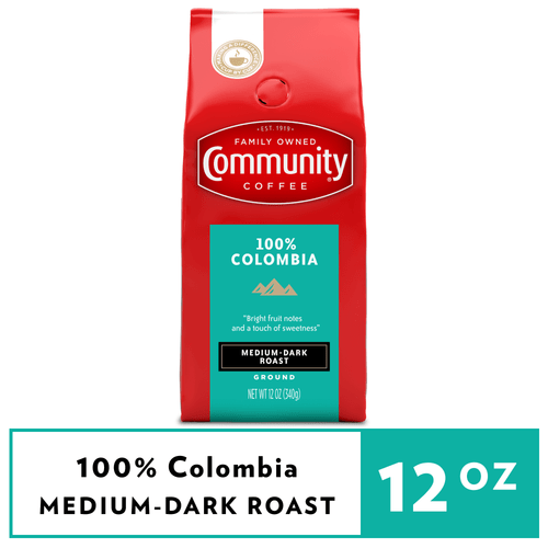 Community Coffee 100% Colombia 12 Ounce Bag