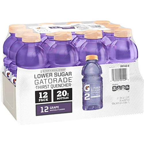 Gatorade G2 Thirst Quencher, Grape, 20 Ounce Bottles (pack Of 12) (packaging May Vary)