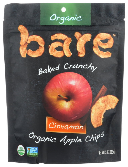 Bare Fruit Baked Crunchy Apple Chips - Cinnamon 3 Oz Pkg.
