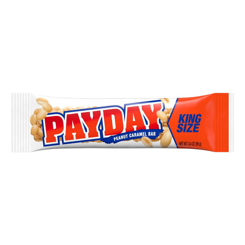 Payday, Peanut & Caramel Candy, King Size, 3.4 Oz, Bar