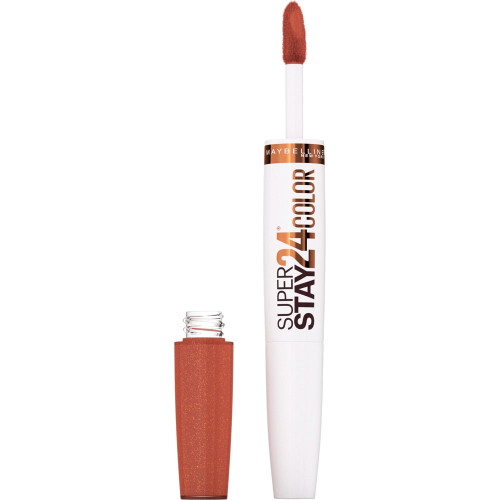 Maybelline Superstay 24 2-step Liquid Lipstick Makeup, Coffee Edition, Caramel Crush, 0.077 Fl. Oz.