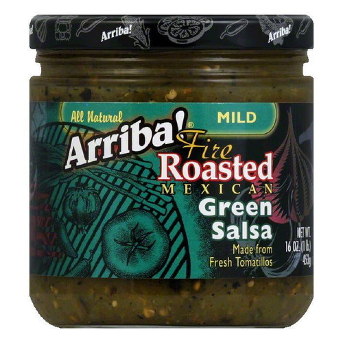 Arriba Salsa Mild Green, 16 Oz (pack Of 6)