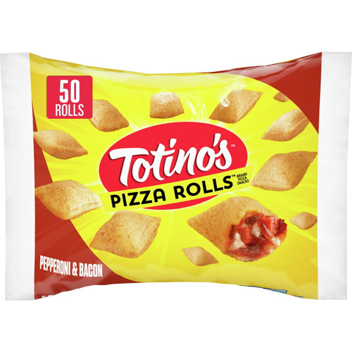 Totino's Pizza Rolls, Pepperoni & Sausage, 50 Ct, 24.8 Oz Bag (frozen)