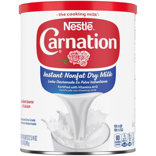 Nestle Carnation Instant Nonfat Dry Milk, Instant Milk Powder, 22.75 Oz Canister