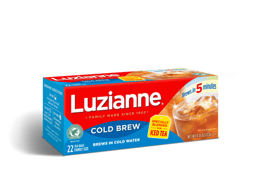 Luzianne Cold Brew Iced Tea, Tea Bags, 22 Ct.