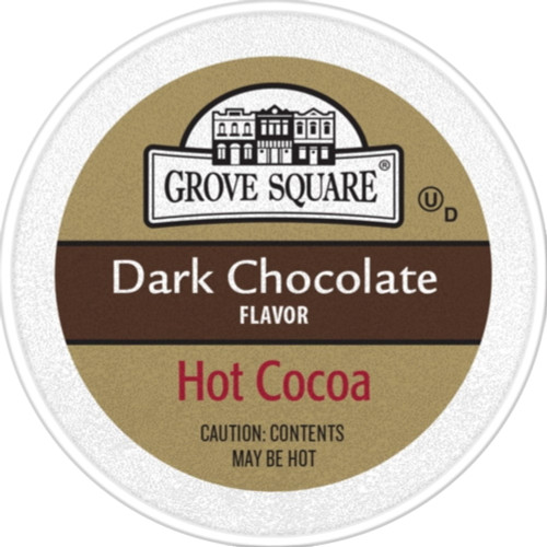 Grove Square Dark Chocolate Hot Cocoa Coffee Pods, 24 Count For Keurig K-cup Brewers
