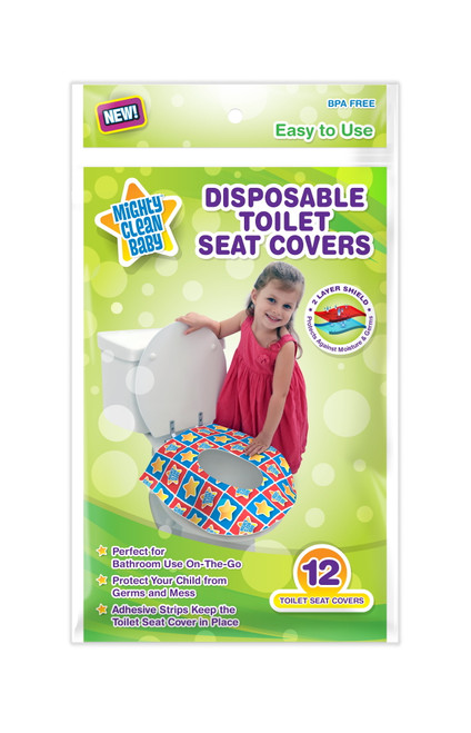 Mighty Clean Baby Disposable Toilet Seat Covers For Toddlers