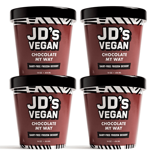 Jd's Vegan Chocolate My Way Ice Cream, 1 Pint, 4 Count