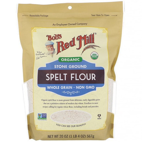 Bob's Red Mill - Spelt Flour Whole Grain Stone Ground - 20 Oz(pack Of 3)