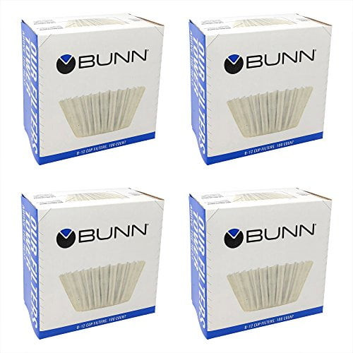 Bunn Bcf100 Bcf100-b 100-count Basket Filter (pack Of 4),white, 4