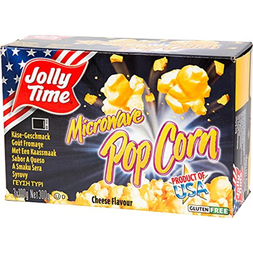 Jolly Time Jolly Time The Big Cheez Cheddar Cheese Microwave Popcorn (3-count Box), 9.6 Ounce