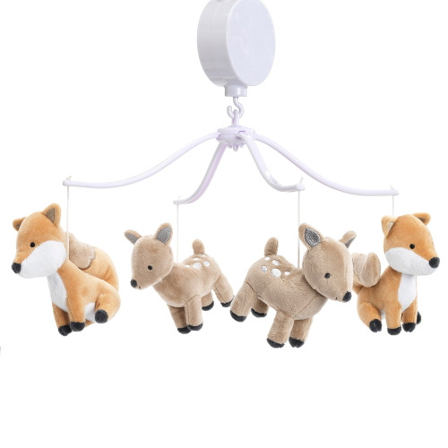 Bedtime Originals Deer Park Musical Baby Crib Mobile Soother Toy - Woodland
