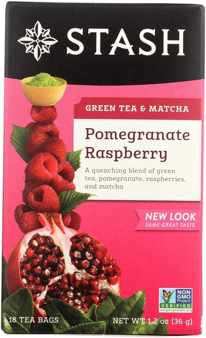 Stash Pomegranate Raspberry Matcha Green Tea (pack Of 6)
