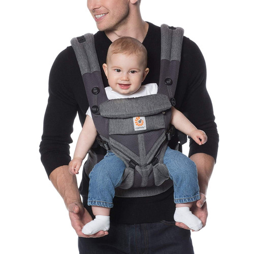 Ergobaby Omni 360 All Carry Positions Baby Carrier With Cool Air Mesh, Classic Weave