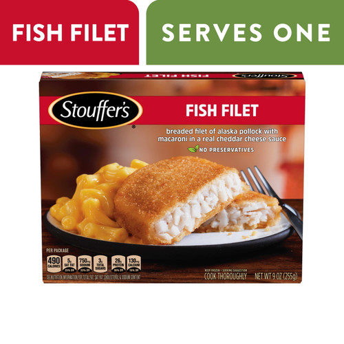Stouffer's Fish Filet Frozen Meal 9 Oz