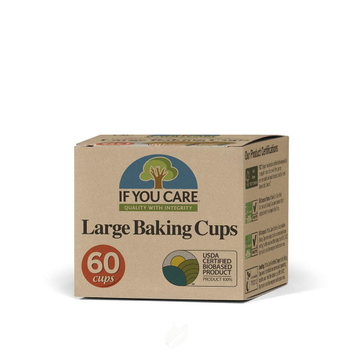 Baking Cups Large 60 Ct By If You Care, Pack Of 2
