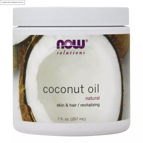 Now Foods Coconut Oil - 7 Fl Oz (207 Ml)