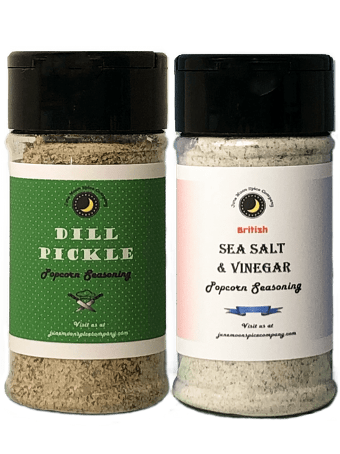 Popcorn Seasoning 2 Pack | Sea Salt & Vinegar Popcorn Seasoning | Dill Pickle Popcorn Seasoning | Premium