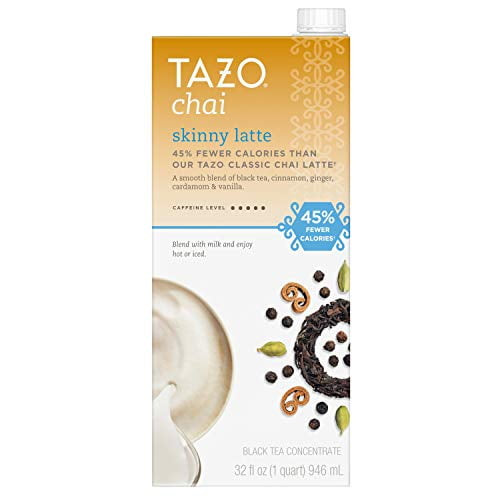 Tazo Tazo Chai Organic Tea Latte Concentrate 32-ounce Boxes Pack Of 3