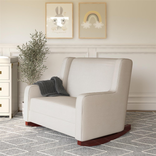 Baby Relax Hadley Double Rocker Chair, Baby Nursery Furniture, Beige