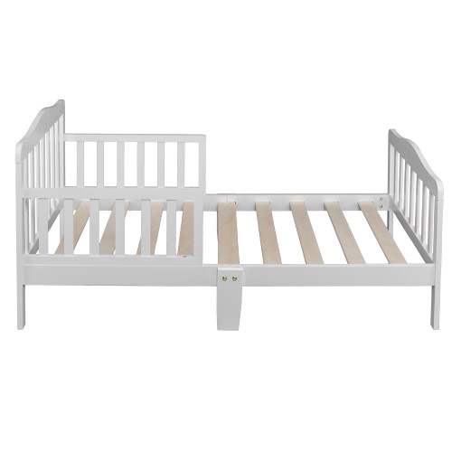 Wooden Baby Toddler Bed Children Bedroom Furniture With Safety Guardrails